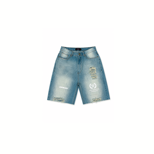 SAGA WASHED DENIM SHORT